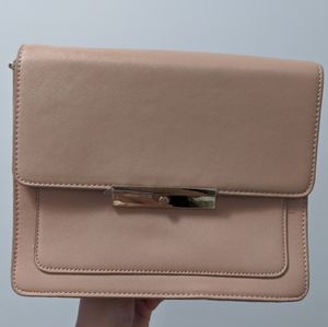 JustFab Peachy Nude Shoulder/Crossbody Bag